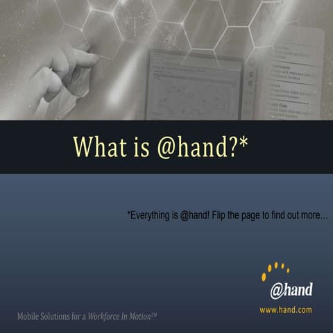 What is @hand??