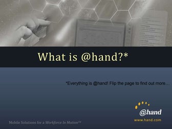 What is @hand??