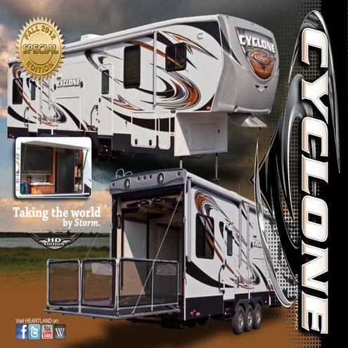 2012 Heartland Cyclone Toy Hauler