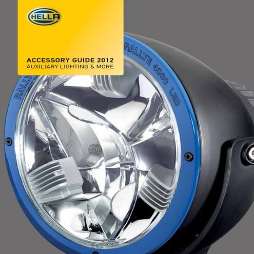 2012 Hella Accessories Catalog Working Light Fog Light