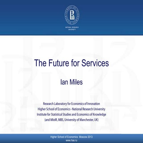 The future of services