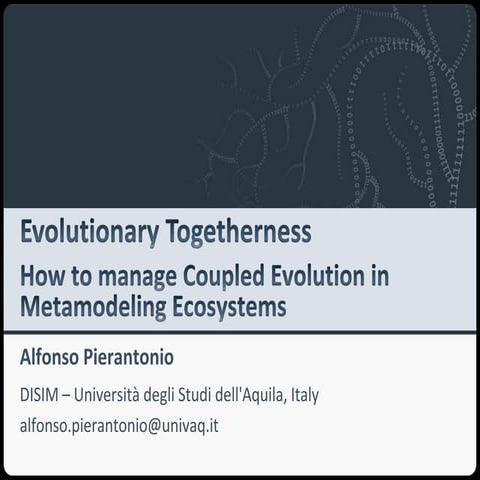 Evolutionary Togetherness: How to Manage Coupled Evolution in Metamodeling Ec...