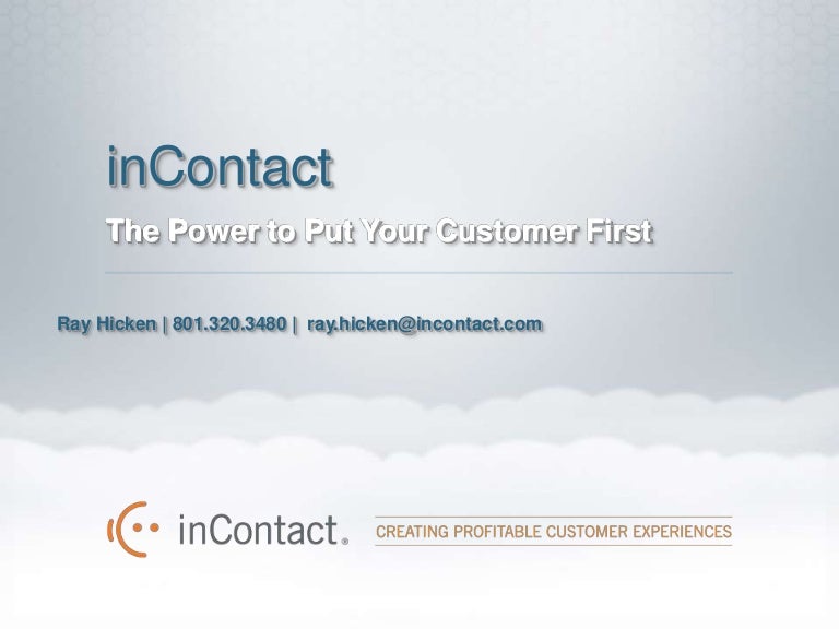 InContact Overview