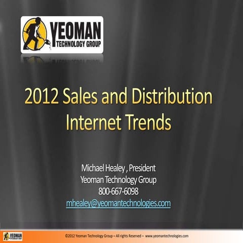 2012 Internet Sales Trends | PPTX