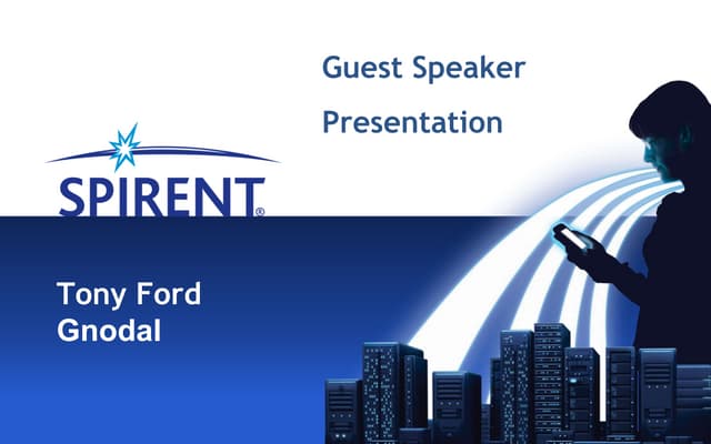 Gnodal Presentation at Spirent Booth, Interop 2012