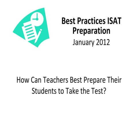 2012 isat prep pd