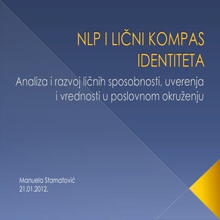 Nlp i lični kompas identiteta - Man...