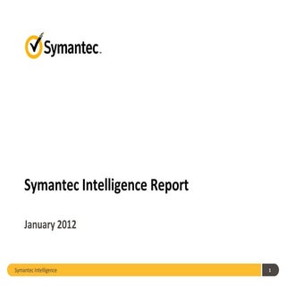2012 January Symantec Intelligence ...
