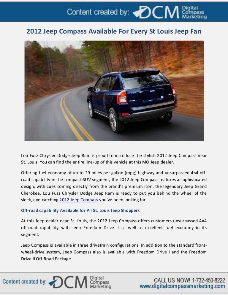 12 Jeep Compass Available For Every St Louis Jeep Fan
