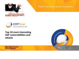 Top 10 most interesting vulnerabilities and attacks in SAP