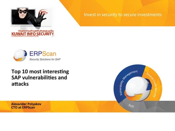 Top 10 most interesting vulnerabilities and attacks in SAP