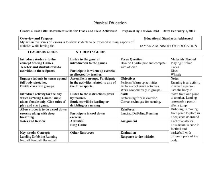 12 Lesson Plan G4 February 1