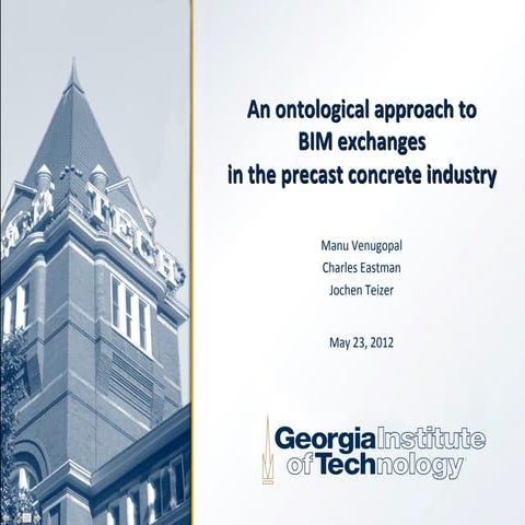 Ontology-based approach for BIM exchanges