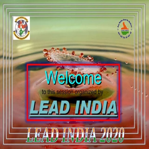 2012 Mar11   Positive Attitude and Creativity - for Lead India -
