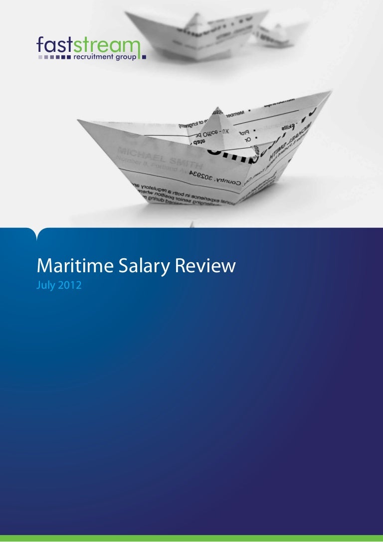 2012 Maritime Salary Review