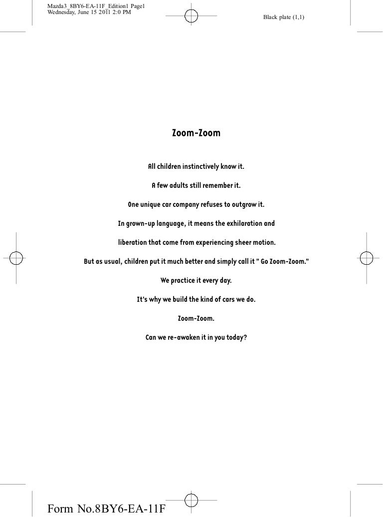 2012 Mazda Mazda3 Sedan and Hatchbackowners manual provided by naples…  Manuals