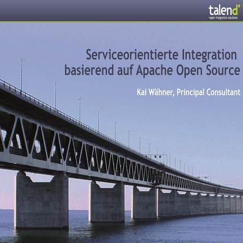 Service-oriented Open Source Integration @ Moderner Staat 2012 (German)