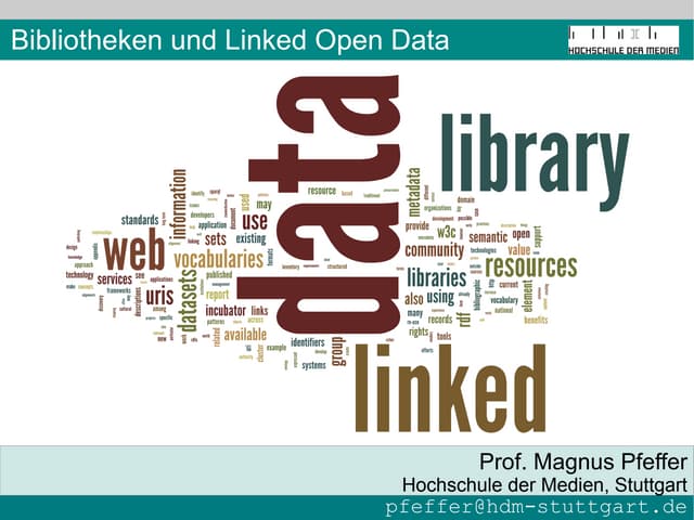 Bibliotheken und Linked Open Data Reduced