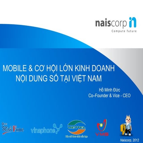 Nôi dung số: Naiscorp & mô hình kinh doanh nội dung số | PDF