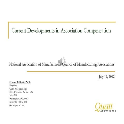 2012 CMA Compensation Survey
