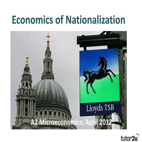 Economics of Nationalisation