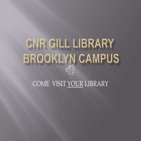 2012 CNR Gill Library Open House