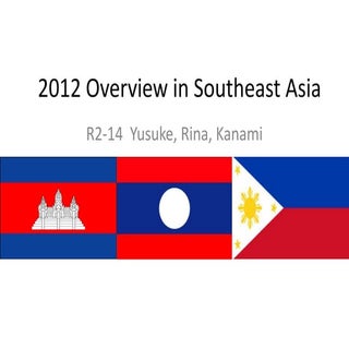 2012 overview in southeast asia
