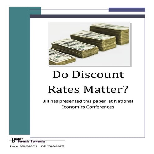 Do Discount Rates Matter? | PDF
