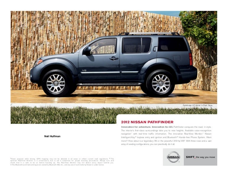 2012 Nissan Pathfinder Brochure By Neil Huffman Nissan Louisville Ky