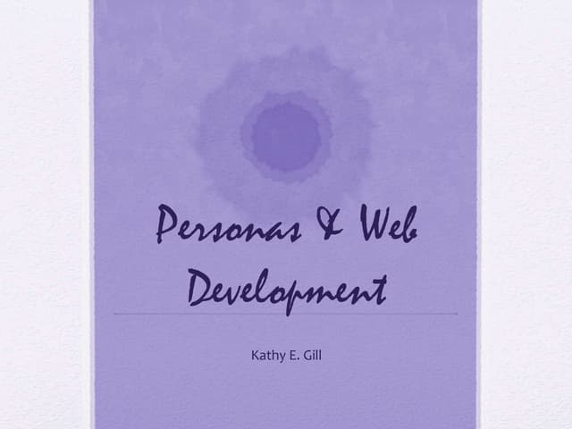 Using Personas In Web Design