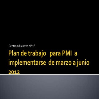 2012 pmi