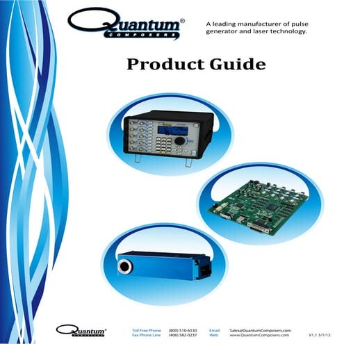2012 quantum composers product guide