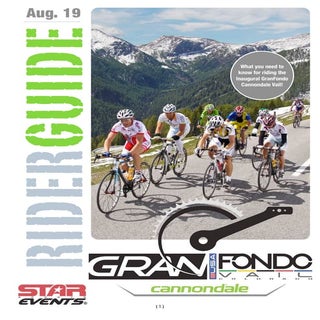 Rider Guide GranFondo Cannondale Va...