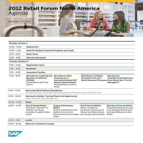 2012 SAP Retail Forum