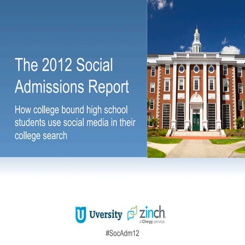 2012 Social Admissions Report 
