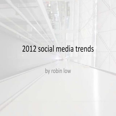 2012 Digital Trends