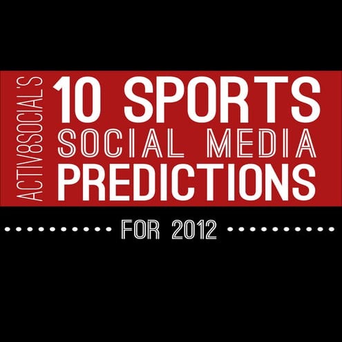 2012 Sports Social Media Predictions