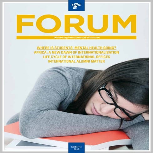 Internationalisation of higher education in Africa | 2012 spring EAIE Forum member magazine