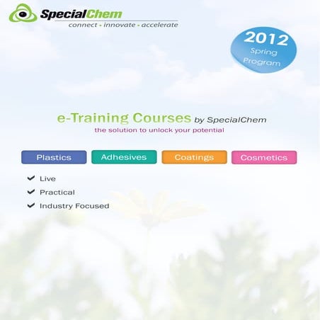 2012 Spring eTC Program