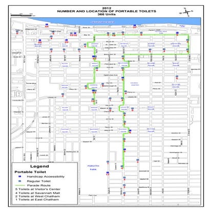 2012 st patrick day portable toilets