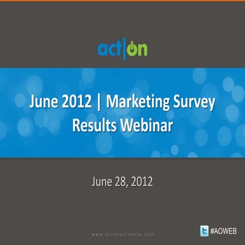 June 2012 Survey Results