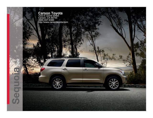 2012 Toyota Sequoia For Sale CA | Toyota Dealer Near Los Angeles County