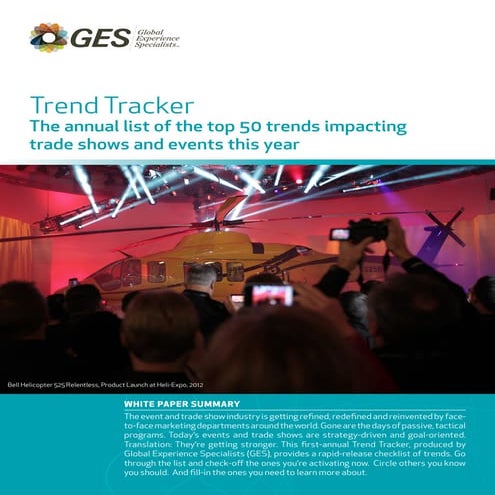 GES - 2012 Trend Tracker