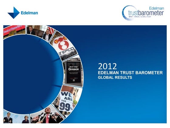 2012 Edelman Trust Barometer: Global Deck