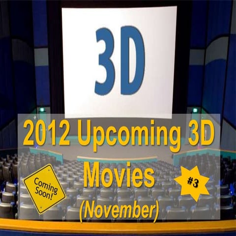 2012 upcoming 3 d movies (Nov 2012)