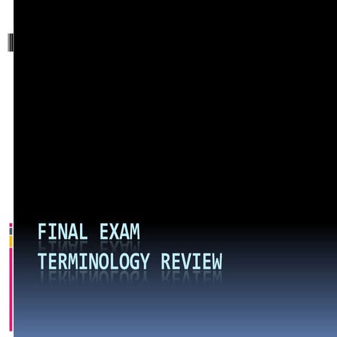 Social Studies Exam Terminology Key