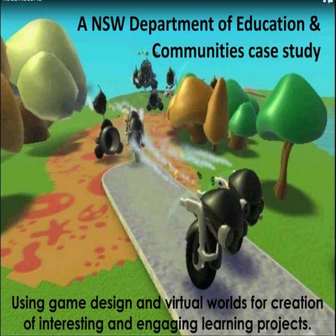 Using Game Design & Virtual Worlds for Creation of Interesting & Engaging Lea...