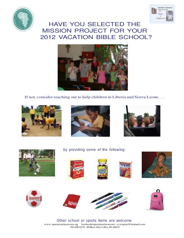 2012 Vbs Flyer