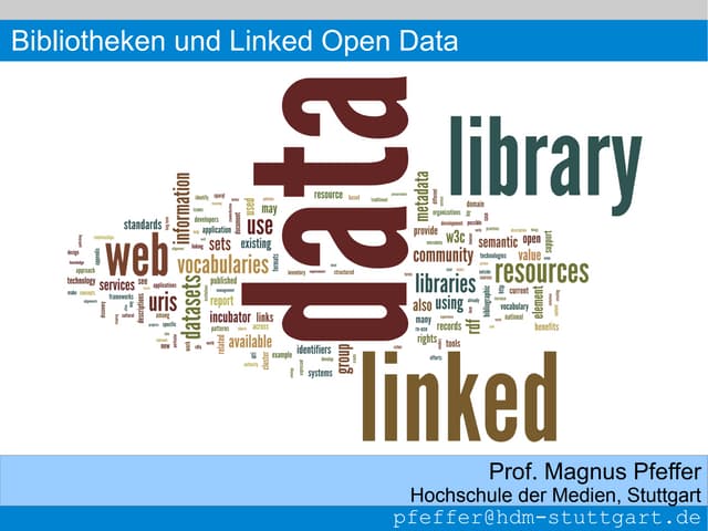 Bibliotheken und Linked Open Data Extended