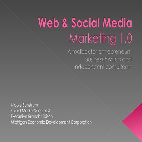 2012 web & social media marketing